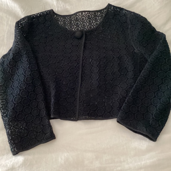 Moschino new with tags tank dress size 42/10 black with bolero jacket - Picture 12 of 16